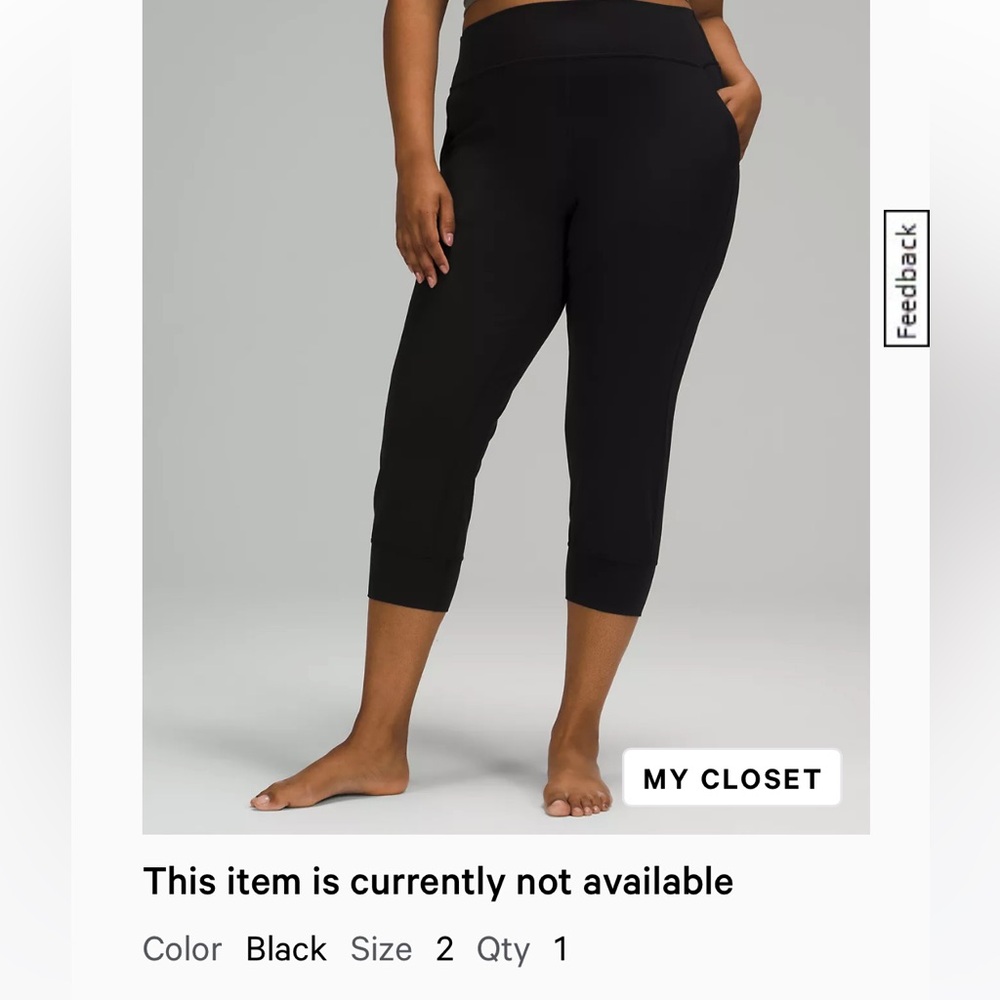 Lululemon Align Cropped Joggers